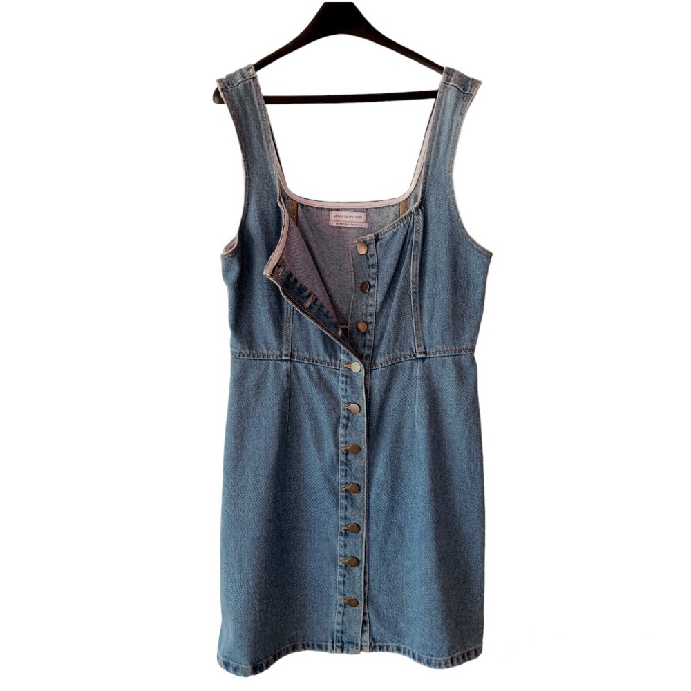 Urban Outfitters Button-Down Denim Mini Dress, SIZE 10